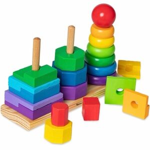 Melissa & Doug Rainbow Stacking and Sorting Set